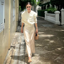 Load image into Gallery viewer, Suzy Satin Skirt