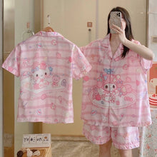Load image into Gallery viewer, Pajama- top and shorts