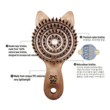Load image into Gallery viewer, Yao Little Kitty Kids Boar Bristle Kids Brush (Ages 2-6 yo)
