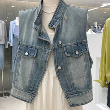 Load image into Gallery viewer, Gary Denim Vest
