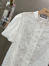 Load image into Gallery viewer, Peony eyelet top
