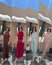 Load image into Gallery viewer, Chelsea satin dress
