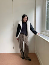 Load image into Gallery viewer, Tokyo leather jacket with fur
