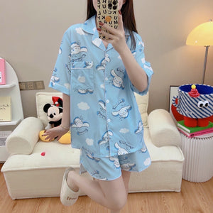 Pajama- top and shorts
