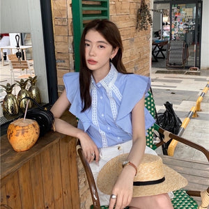 Lauren Ruffled Top