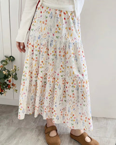 Erin floral skirt
