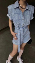 Load image into Gallery viewer, Charlotte Denim Romper
