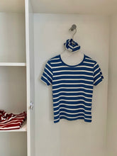 Load image into Gallery viewer, Millie striped top (with scrunchie)
