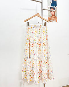 Erin floral skirt