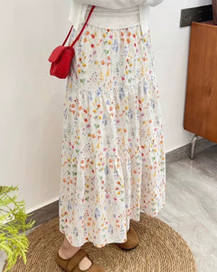 Erin floral skirt