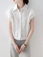 Load image into Gallery viewer, Jocelyn eyelet top
