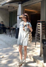 Load image into Gallery viewer, Cassandra denim dress
