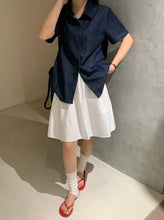 Load image into Gallery viewer, Janet soft denim top
