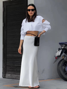 Suzy Satin Skirt