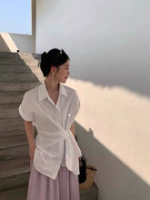Load image into Gallery viewer, Thea collared top
