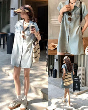 Load image into Gallery viewer, Cassandra denim dress
