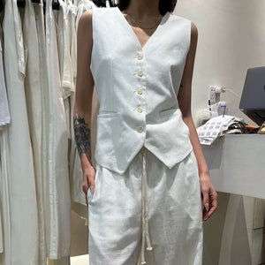 Millie Linen Top