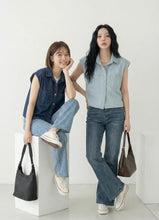 Load image into Gallery viewer, Athena denim top
