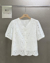 Load image into Gallery viewer, Sofie eyelet top
