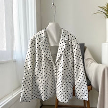 Load image into Gallery viewer, Robbie polka dot blazer
