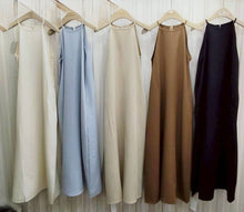 Load image into Gallery viewer, Charlotte halter linen dress
