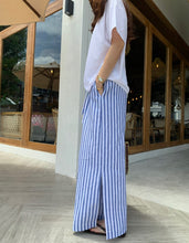 Load image into Gallery viewer, Kirby side slit linen pants

