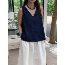 Load image into Gallery viewer, Francis denim top
