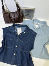 Load image into Gallery viewer, Athena denim top

