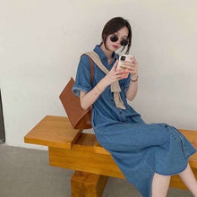 Load image into Gallery viewer, Nami Soft Denim Dress
