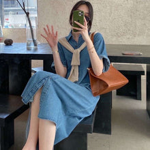 Load image into Gallery viewer, Nami Soft Denim Dress
