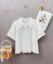 Load image into Gallery viewer, Chloe eyelet top

