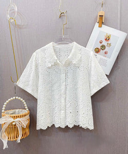 Chloe eyelet top