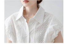 Load image into Gallery viewer, Jocelyn eyelet top
