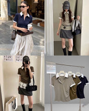 Load image into Gallery viewer, Lucy collared top
