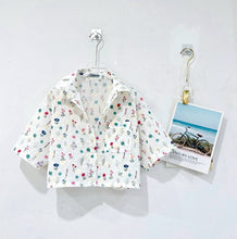 Load image into Gallery viewer, Andi floral linen top
