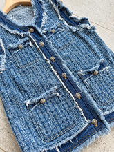 Load image into Gallery viewer, Leigh tweed vest
