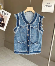 Load image into Gallery viewer, Leigh tweed vest
