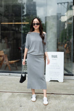 Load image into Gallery viewer, Heather soft knit set
