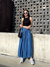 Load image into Gallery viewer, Vanessa soft denim culottes
