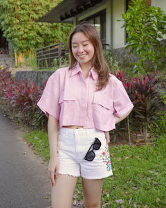 Michelle linen top