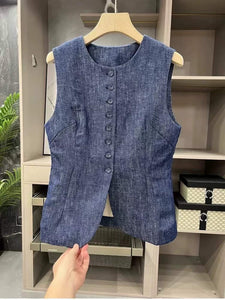 Fuji soft denim top