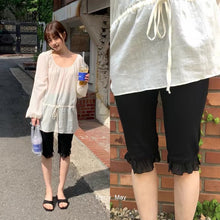 Load image into Gallery viewer, Quinn capri (with lace at the bottom)
