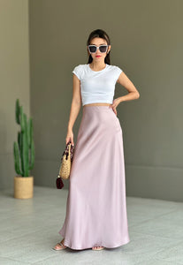 Suzy Satin Skirt