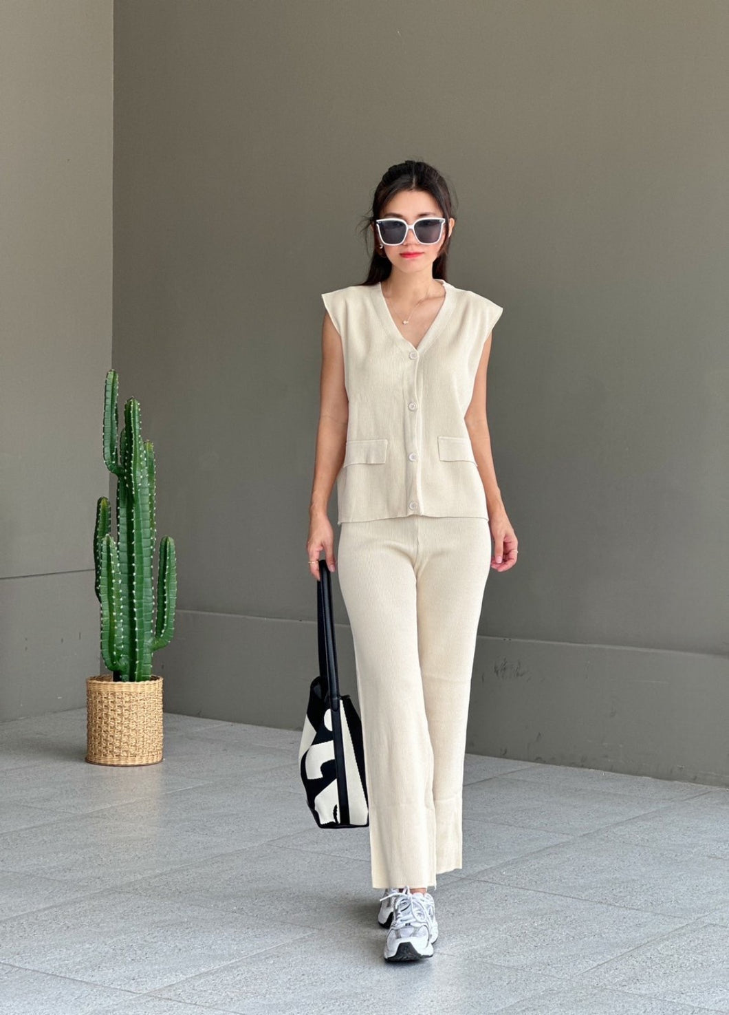 Oscar soft knit set