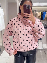 Load image into Gallery viewer, Athena polka dot jacket

