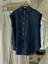 Load image into Gallery viewer, Chelsea soft denim top
