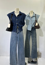 Load image into Gallery viewer, Athena denim top
