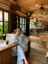 Load image into Gallery viewer, Juliana linen pants set
