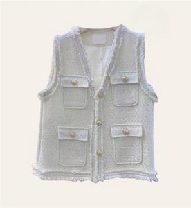 Ava Tweed Vest