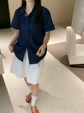Load image into Gallery viewer, Janet soft denim top
